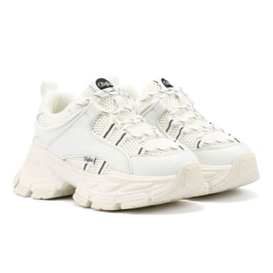 Buffalo Saturn Lace Dames Witte Sneakers