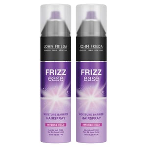 John Frieda Frizz Ease Moisutre Barrier Hairspray 250ml, 2 Pack