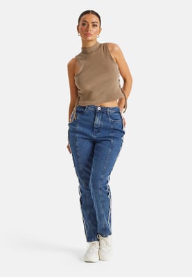 Fray Seam Detail Wrath Jean