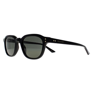 Gucci Square Mens Shiny Black Grey GG1892S
