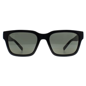 Gucci Square Womens Shiny Black Grey GG1857S