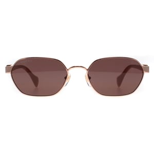 Gucci Square Womens Shiny Rose Gold and Pink Violet GG1593S