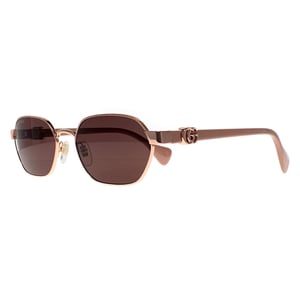 Gucci Square Womens Shiny Rose Gold and Pink Violet GG1593S