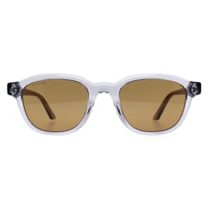 Gucci Square Mens Transparent Grey Brown GG1892S
