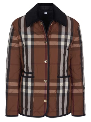 Burberry Dranefeld jas bruin