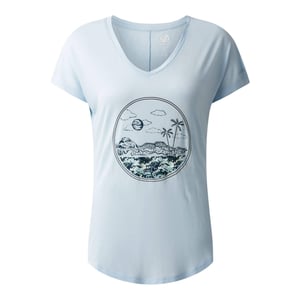 Dare 2B Dames/Dames Serene Wave T-Shirt (Skyway)