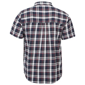 Mountain Warehouse Heren Trace Flanellen Korte Mouwen Shirt (Blauw)