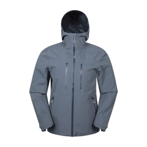 Mountain Warehouse Heren Kailash 2.5 Laagse Waterdichte Jas (Donkergrijs)