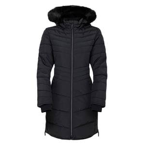 Dare 2B Dam Striking IIII Mid Length Vadderad jacka (Svart)