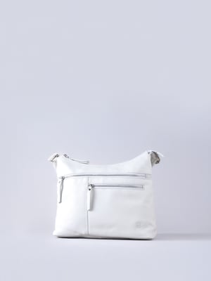 Winleigh Leather Shoulder Bag in White