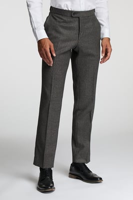 Alexandre Of England Tailored Fit Flannel Check Trousers
