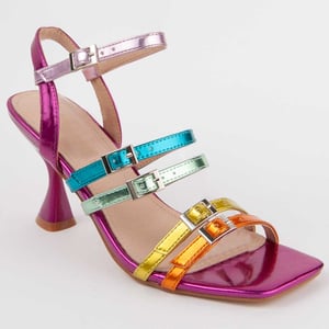 Montevita Heeled Sandal Trea8 Multicolored