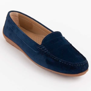 Purapiel Mocassin Meilis2 Blauw