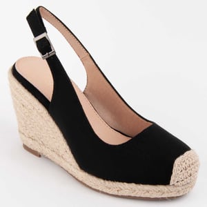 Montevita Wedge Espadrille Balenci7 Black