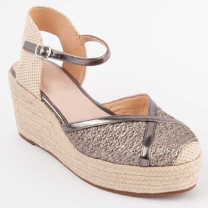Montevita Espadrilles Met Een Sleehak Balenci9 Grijs
