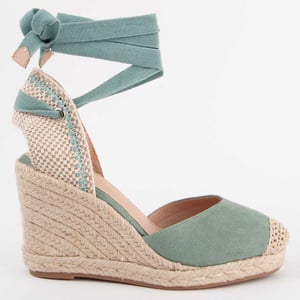 Montevita Wedge Espadrille Balenci8 Grön