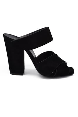 Saint Laurent sandaler med axelband svarta