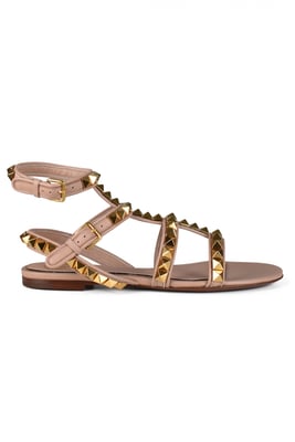 Valentino Garavani Rockstud Sandaler Rosa