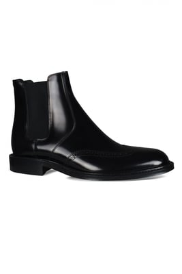 Saint Laurent Chelsea Laarzen Legerzwart