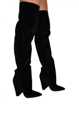 Saint Laurent Niki Laarzen Zwart
