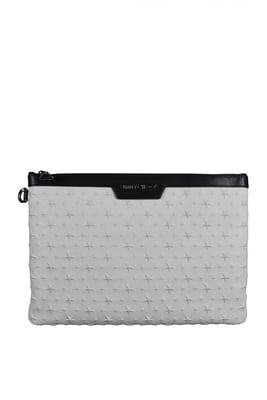 Jimmy Choo Derek clutch Wit