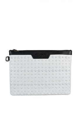 Jimmy Choo Derek clutch Vit