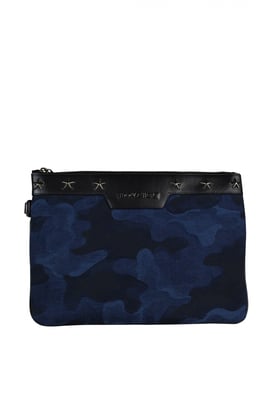 Jimmy Choo Derek clutch blauw