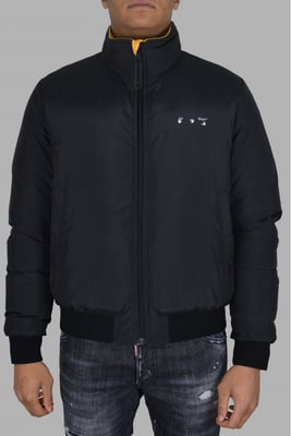 Off-White Off-White omkeerbare jas zwart