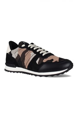 Valentino Garavani Rockrunner-sneakers zwart