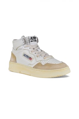 Autry Sneakers Midden Super Vintage Wit