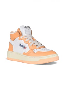 Autry sneaker medaillewinnaar midden oranje