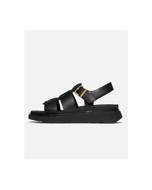 FitFlop GEN-FF Fisherman Dam Svarta Sandaler i Läder