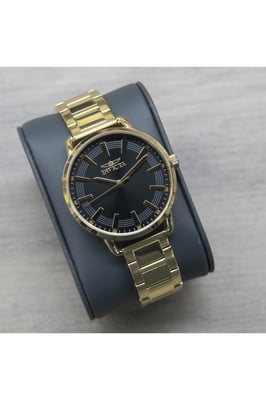 Invicta Wildflower 47322 Dames Horloge - Quartz Uurwerk - Roestvrij Staal met zwarte Wijzerplaat - 38mm