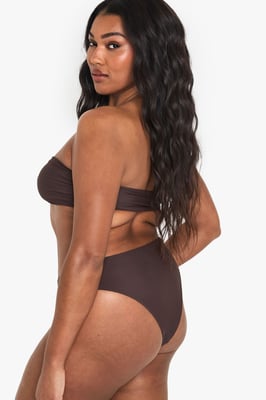 Plus Swimwear Essentials High Waist Brief