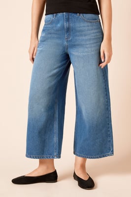 Denim Culotte Jeans