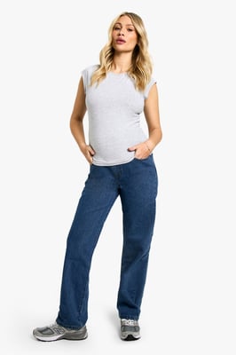 Maternity Over The Bump Straight Leg Jeans