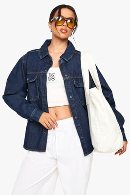 Oversized Denim Shirt