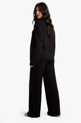Maternity Long Sleeve Shirt & Trouser Pj Set