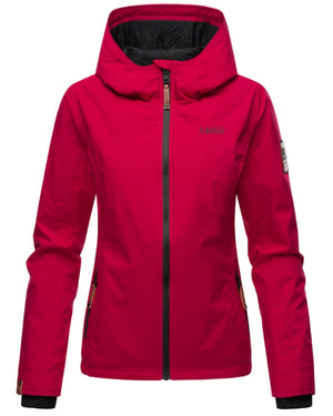 Marikoo dames overgangsjas lichtgewicht water- en windafstotend met capuchon fuchsia