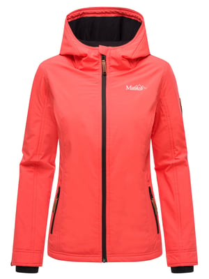 Marikoo dames overgangsjas lichtgewicht water- en windafstotend met capuchon coral pink