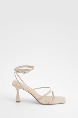 Wide Fit Strappy Mid Height Heels