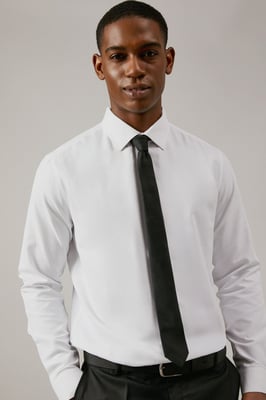 Black Textured Tie