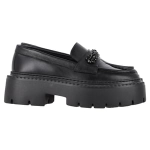 Jimmy Choo Bryer Flat Loafers in Black Leather