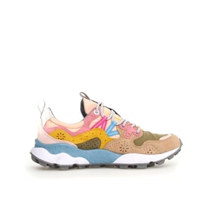 Flower Mountain Yamano 3 Women's Khaki/Pink Trainers