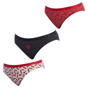 Pack-3 Stretch Cotton Briefs D4C17 for Women