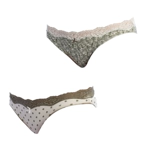 Pack-2 Mini Coquettes Cotton Panties 1031500 for Women