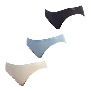 Pack of 3 Les Pockets D4H00 Stretch Fabric Panties for Women
