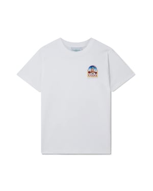 Casablanca Vue De L’Arche T-Shirt in White