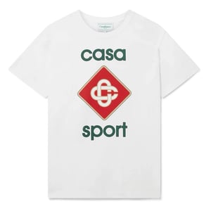Casablanca CASA Sport Logo T-Shirt in White