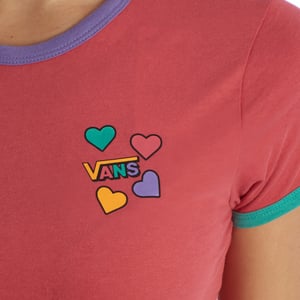 Mädchen Kurzarm-T-Shirt Gr Hearts V VN0A4ULHZKD1